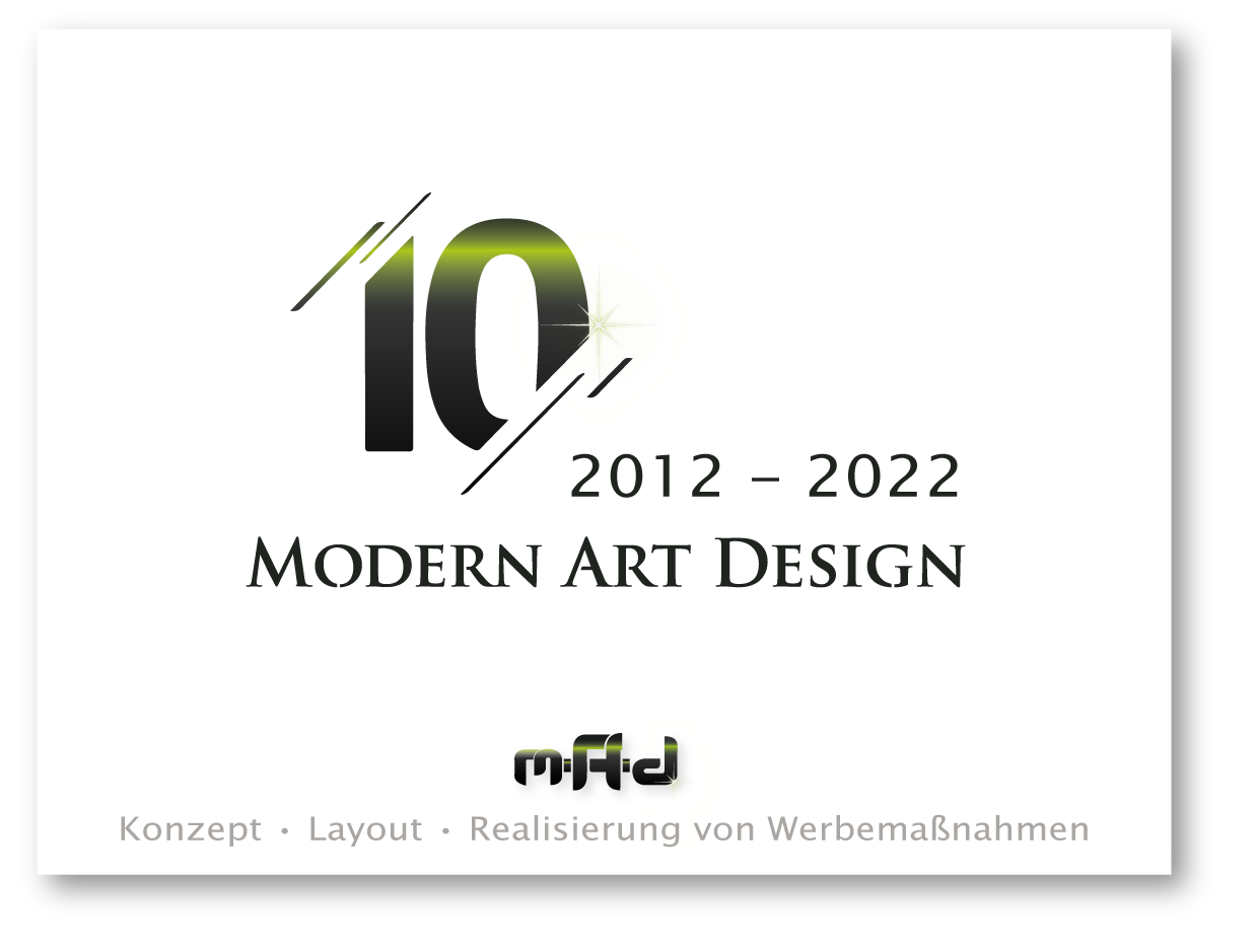 Modern Art Design mad - 10-Jahre-Modern-Art-Design-Werbeagentur-Werbeatelier-Mecklenburg-Vorpommern